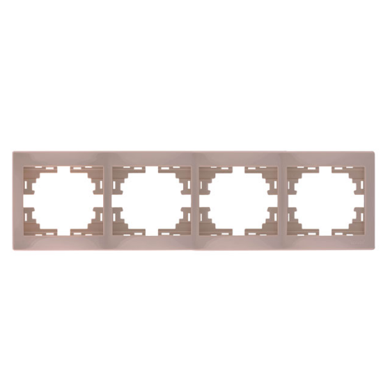 MIRA крем Рамка горизонтальна 4-а без вставки Лезард Житомир - изображение 1