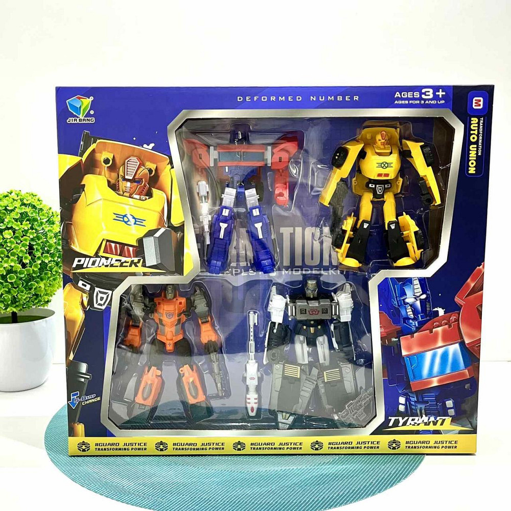 Набір трансформерів - роботи перетворюються на машини 4 шт у наборі (788-76Y) Чернігів - фото 2