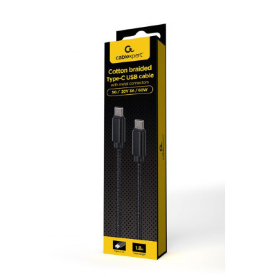 Дата кабель USB-C to USB-C 1.8m 60W USB2.0 Cablexpert (CCDB-mUSB2B-CMCM-6) Вінниця - фото 2