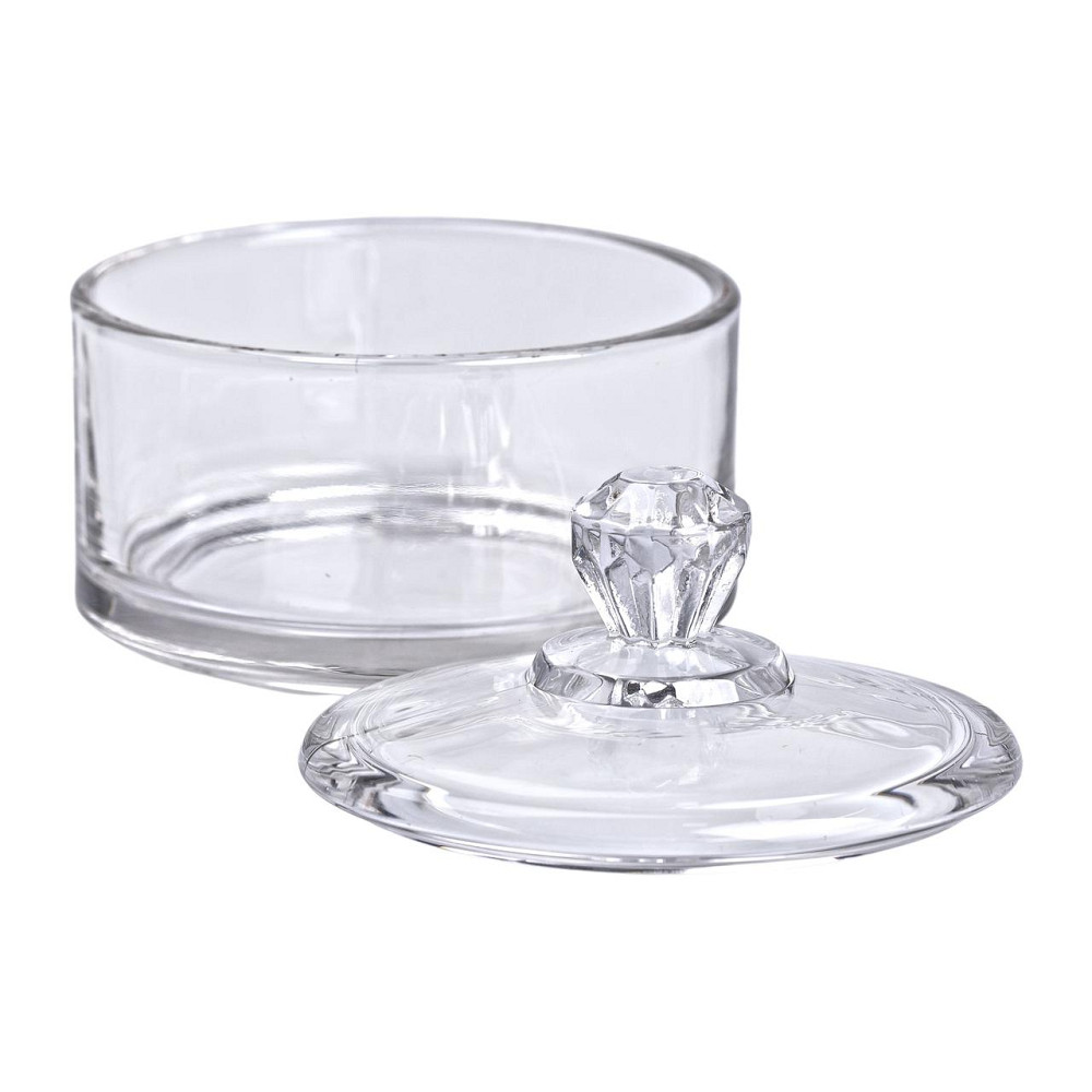 Yiwu Цукерниця з кришкою Ø 10 см скляна HP-YH-24 Київ - фото 4