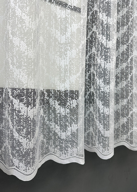 Тюль VR-Textil 1788т Жакард Білий 300х160 см (40-331) Київ - фото 5