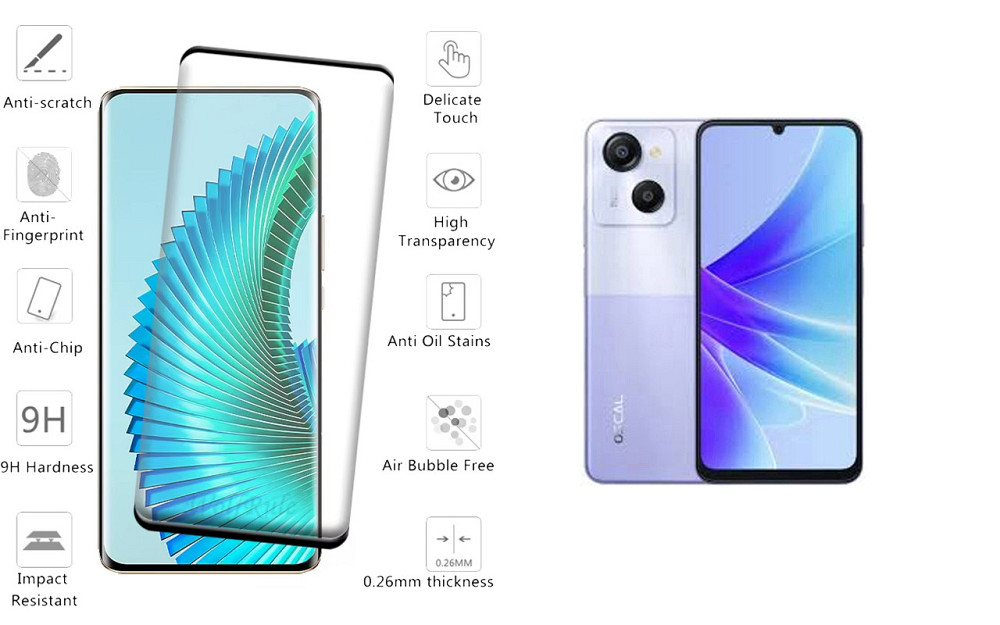 Захисне скло HyperGlass Pro для Blackview OSCAL Modern 8 – максимальна чутливість та захист Київ - фото 2