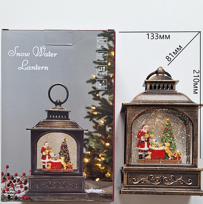 XMAS Новорічний нічник Ліхтар WDL-24072/ 0144 (12) Одеса - фото 1