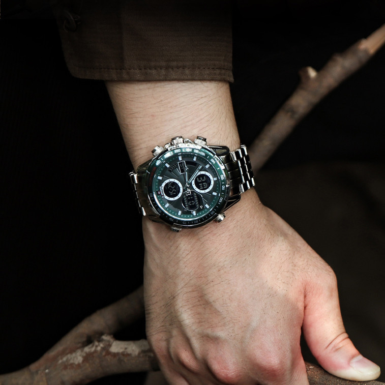 Часы мужские тактические Naviforce Fly Steel Серебристый Киев - изображение 18