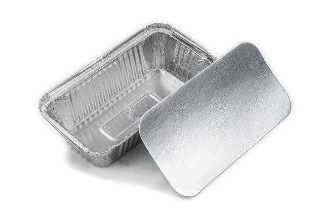 Контейнеры из алюминиевой фольги 218*155*40 мм SP64L с алюминиево-картонной крышкой Павлоград - изображение 1