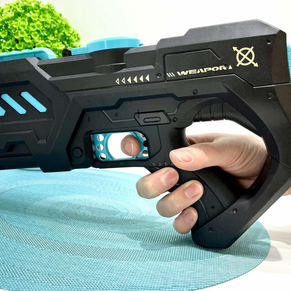 Автомат водний автоматичний та механічний принципи роботи автоматичний набір води акумулятор 7.4 V Чорно-блакитний (FY-872) Чернігів - фото 9