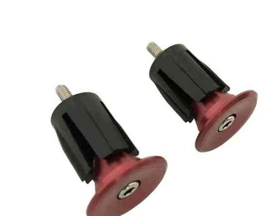 Отбойники руля велосипеда (пара) алюминий (красные) Мукачево