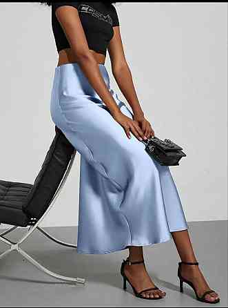 Жіноча спідниця шовкова Блакитний 46/48 Харків