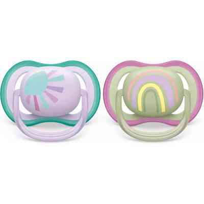 Пустышка Philips AVENT Ultra Air, 0-6 міс. 2 шт (SCF085/59) Винница
