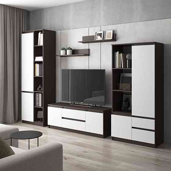 Комплект мебели в гостиную VAYS, шкаф R-26 шкаф R-27 тумба R-28 полки М-22 Львов