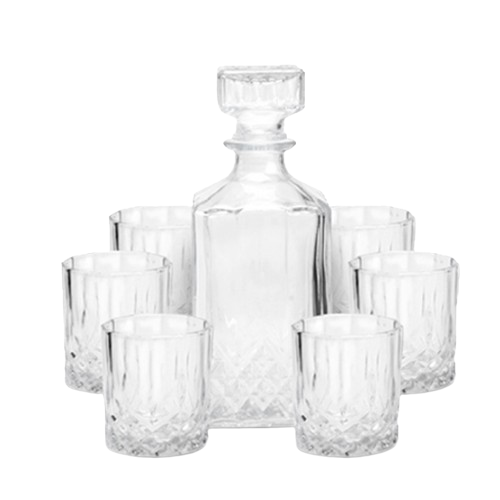 Набір для віскі 7 предметів (графін-1000мл + 6 склянок-200мл) 9099 S&T Житомир - изображение 3