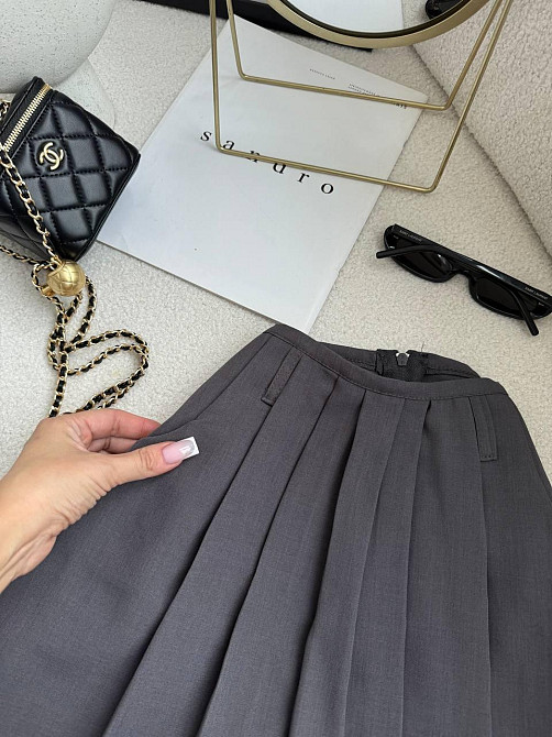 Женская базовая короткая юбка-шорты турецкая костюмка Одесса - изображение 2