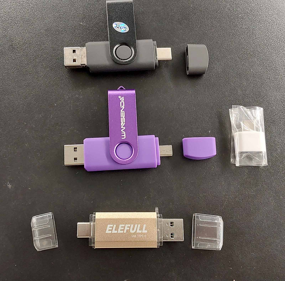 Флеш-накопичувач 3 в 1 Lightning, Micro USB, USB 32 GB 21996 Луцьк - фото 1