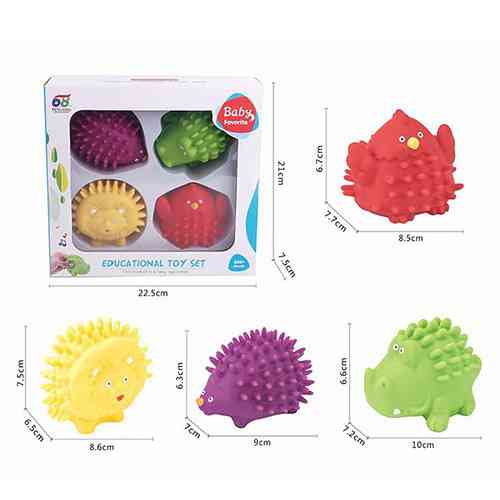 Набір Іграшок для ванної 628-1 М'ячики-тварини, 4 шт Вінниця