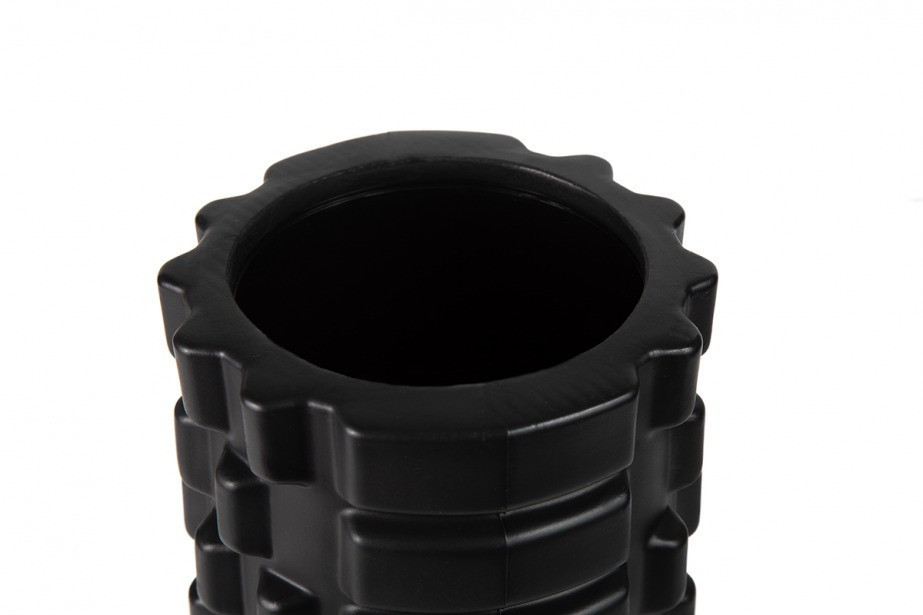 Масажний ролик (роллер) PowerPlay 4342 Massage Roller Чорний (30x10см.) Кам'янське - фото 3