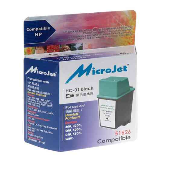 Картридж Microjet для HP №26 Black (HC-01) Винница