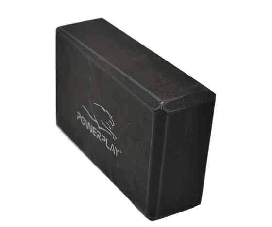 Блок для йоги PowerPlay 4006 Yoga Brick Чорний Луцьк