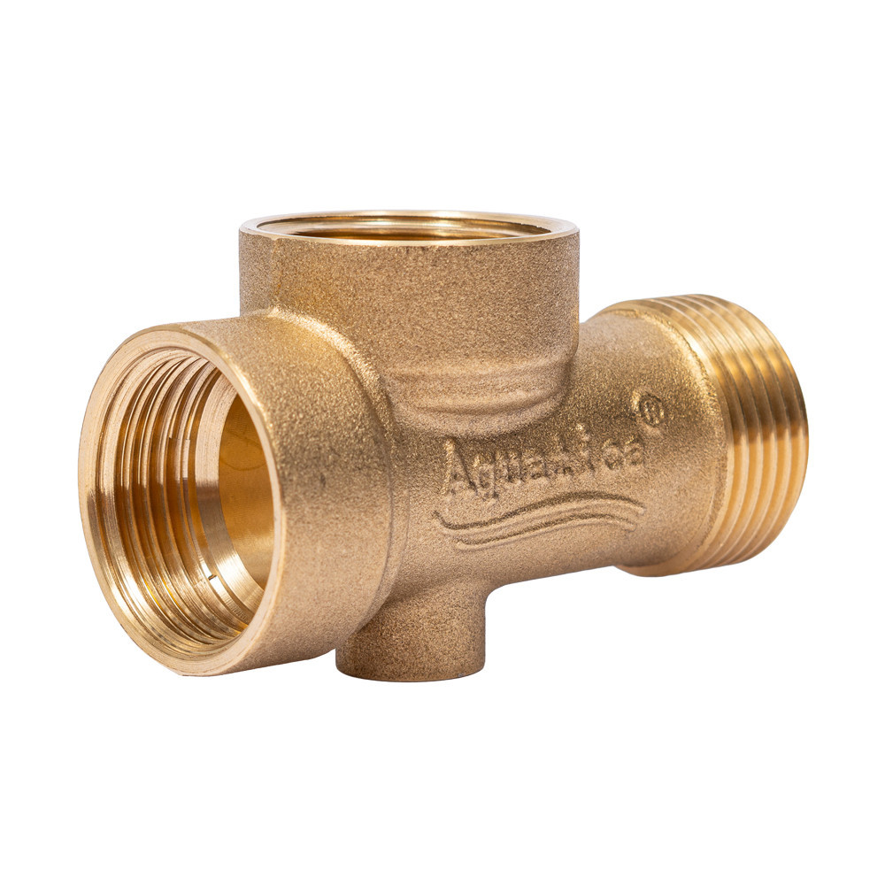 З'єднувач п'ятививідний 80 мм 1" М×1"F×1/4" M×1/4"F AQUATICA (779598) Київ - фото 10