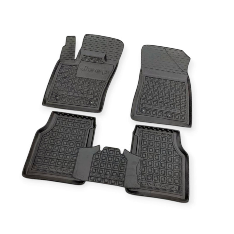 Коврики Джип compass 2016-> борт 2,5см, с перемычкой салона Мукачево - изображение 1