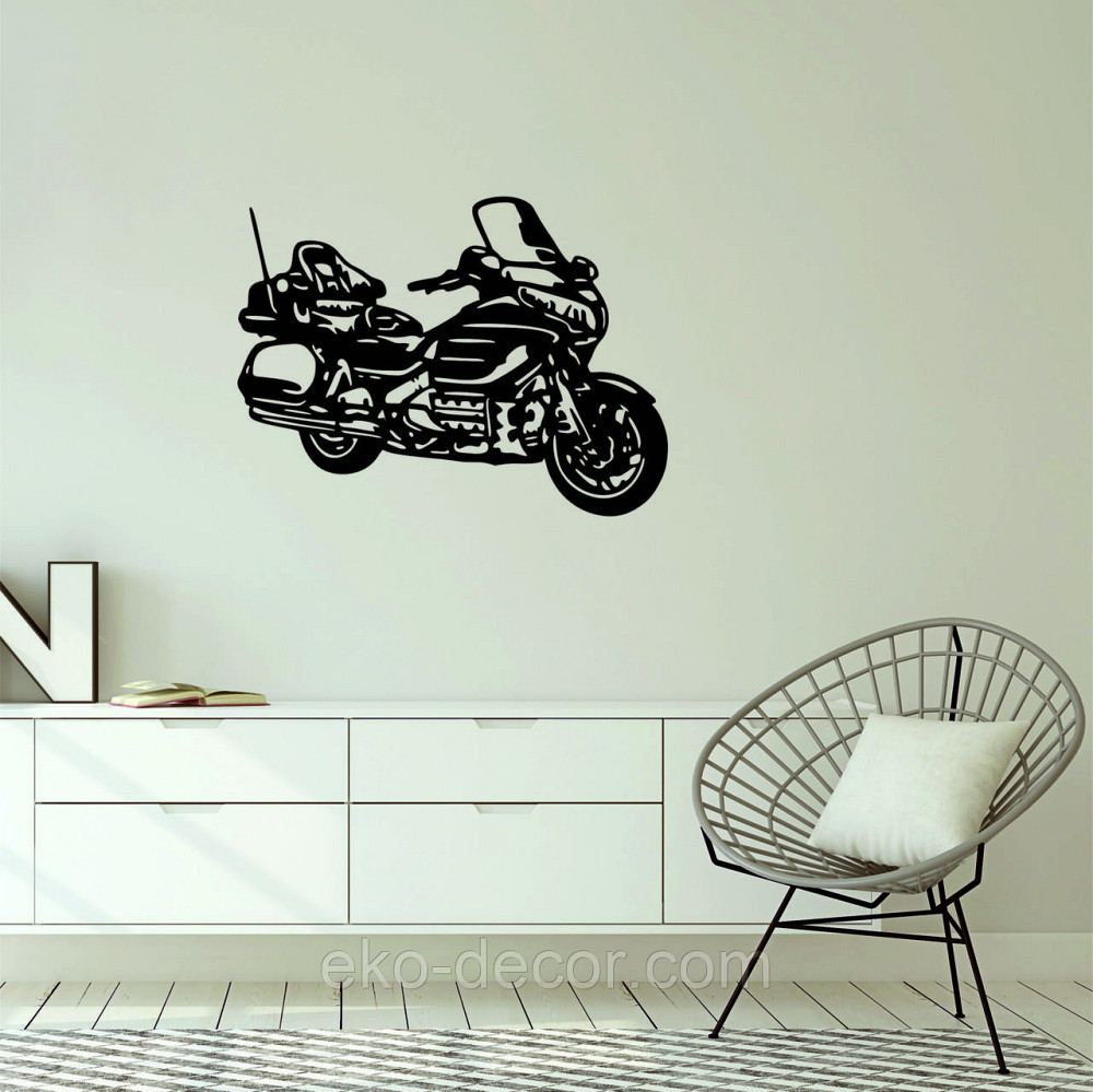 Декоративное настенное Панно «Мотоцыкл» Декор на стену 90*66 см, Черный Киев - изображение 7