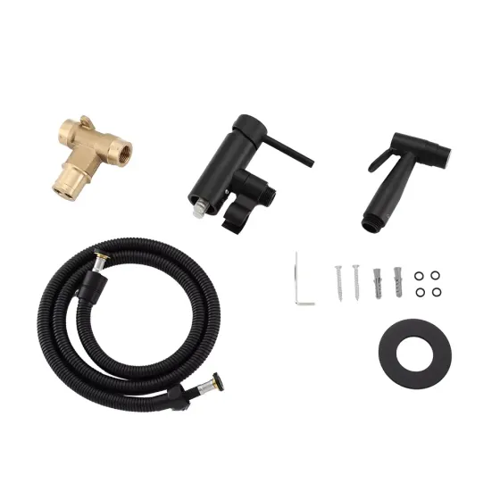 Гігієнічний душ прихованого монтажу GAPPO G7206-6 чорний Київ