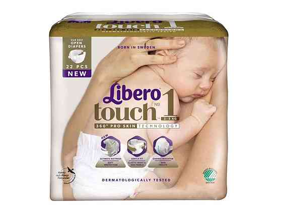 Підгузки дитячі Touch 1 (22) ТМ LIBERO   Solmir Київ