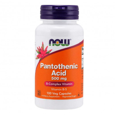 Витамин Now Foods Пантотеновая Кислота, 100 Вегетарианских Капсул (NF0486) Винница - изображение 1