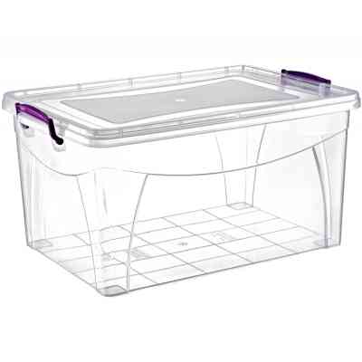 Харчовий контейнер Irak Plastik Hide прямокутний 28 л прозорий (4658) Вінниця