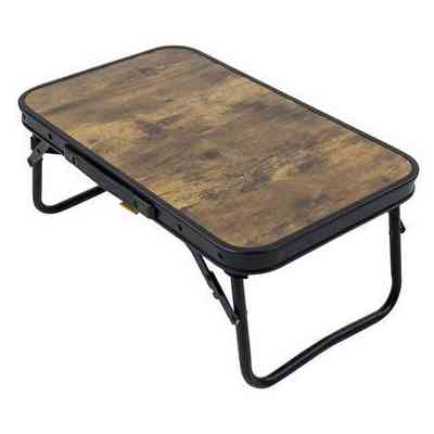 Туристичний стіл Bo-Camp Woodbine Compact 56x34 cm Black/Wood look (1404190) (DAS303264) Вінниця