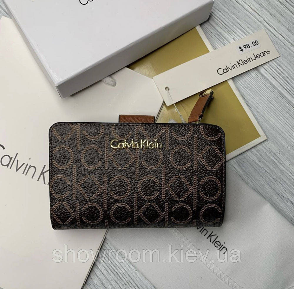 Жіночий брендовий гаманець Ск (13833) коричневий Київ - фото 1