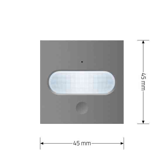 Механізм датчик присутності та руху з сенсорним вимикачем Livolo сірий (VL-FCU-2IP) Коломыя
