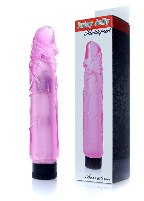 Вібратор Juicy Jelly Multispeed Pink Sex Aura Київ - фото 1