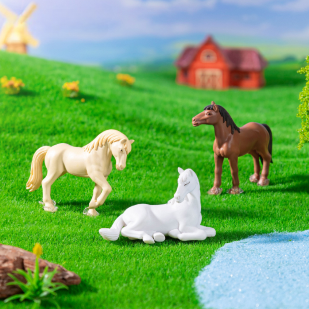 Лошадь фигурки 5.4 х 6.6 см для мини-сада, флорариума, декора Коричневый Одесса - изображение 2