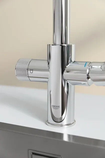 Змішувач для кухні з підключенням до фільтру Grohe Blue Pure Eurosmart 30583000 Київ - фото 3