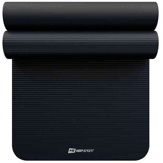 Колрик для йоги Hop-Sport HS-NB016GM NBR 1,5см черный Киев