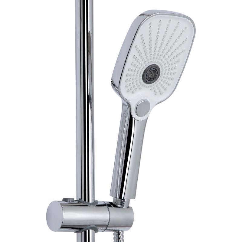 Душевая система из латуни Qtap Gemini на три потребителя (с изливом) QTGEM111CRM45685 Chrome Харьков - изображение 4