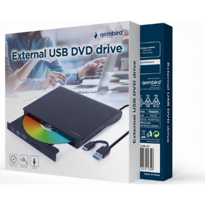 Оптический привод DVD-RW Gembird DVD-USB-03 Винница - изображение 2