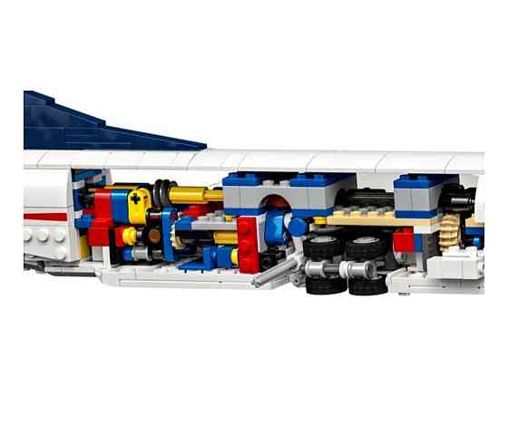 Конструктор Icons Concorde (2083 деталей)| Легендарний надзвуковий літак з коробкою Київ