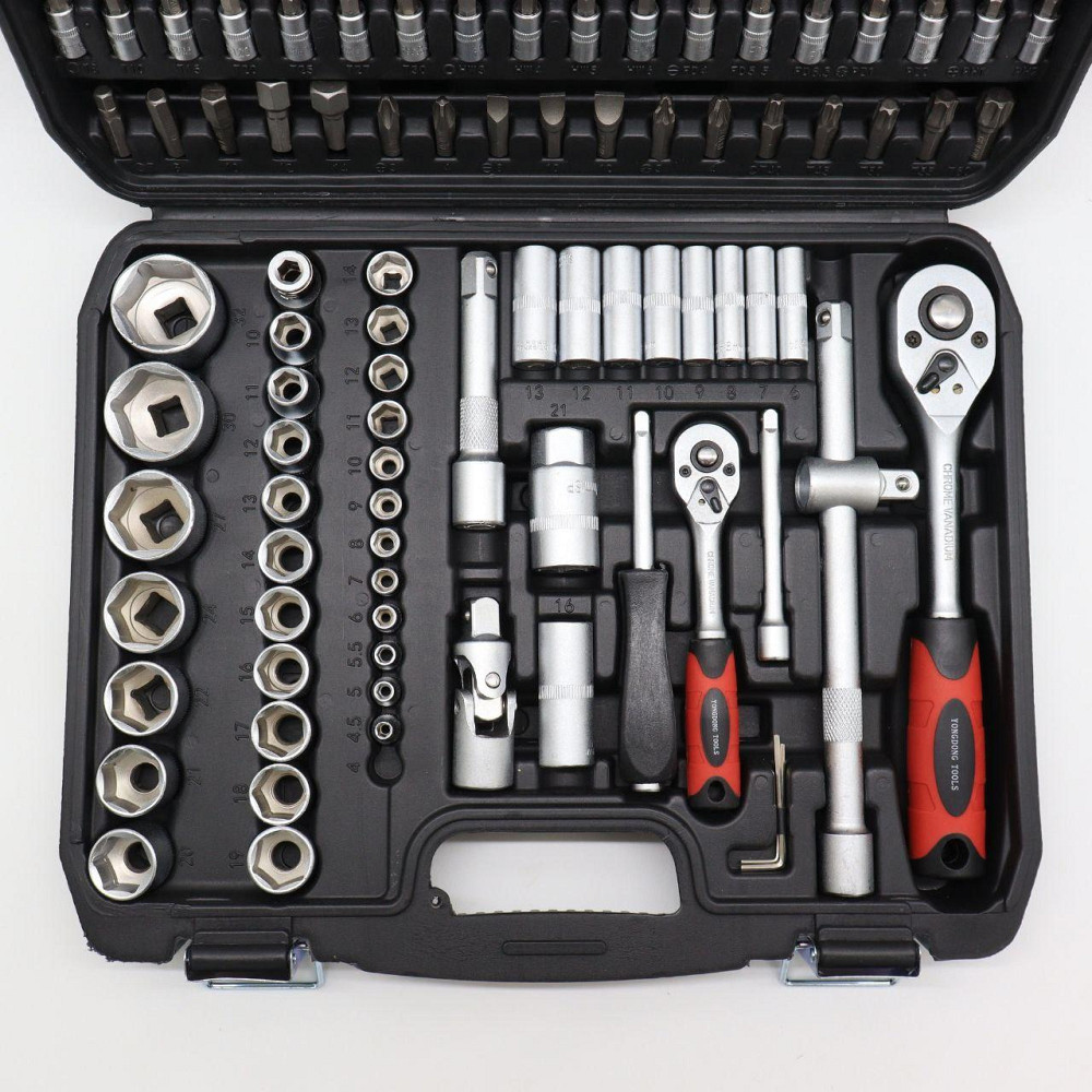 Набір інструментів 108 предметів у кейсі SBR Київ - фото 8