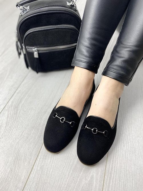 LEADER STYLE Туфлі жіночі LEADER STYLE 2967 чорні (весна-осінь, замша натуральна) (3382) Коломия - фото 2