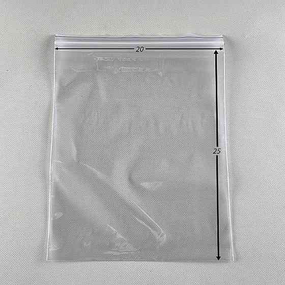 Пакеты с застежкой Zip-Lock для хранения продуктов и мелких вещей 20х25 (100шт) (1 пачка) Харьков