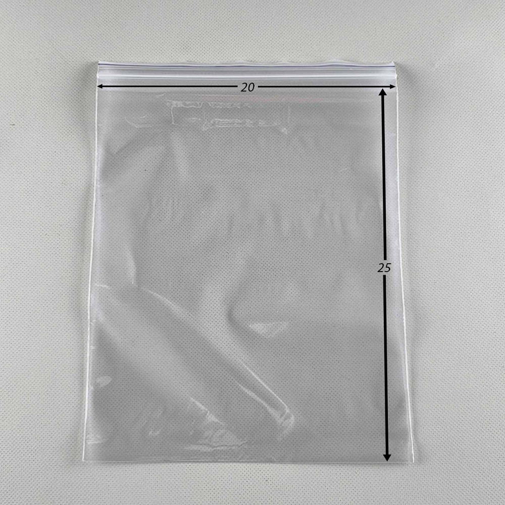Пакеты с застежкой Zip-Lock для хранения продуктов и мелких вещей 20х25 (100шт) (1 пачка) Харьков - изображение 3