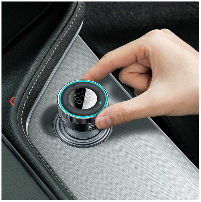 АЗУ с FM-модулятор Baseus Enjoy Car Wireless MP3 Charger (Wireless 5.0) Харьков - изображение 3