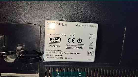 Телевізор: SONY Android kd49x8005c. Київ