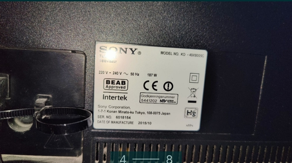 Телевізор: SONY Android kd49x8005c. Київ - фото 6