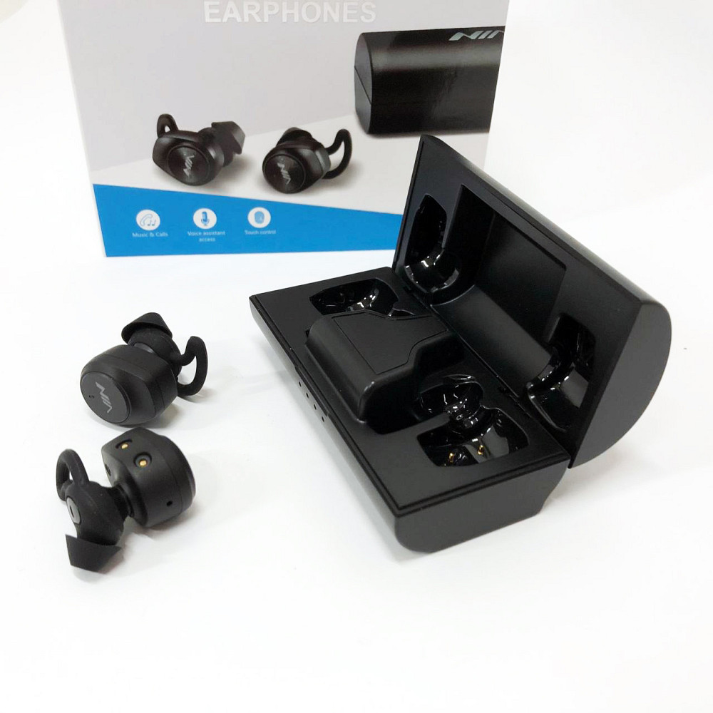 Арматурные беспроводные bluetooth наушники Bluetooth NIA NB710, Наушники с микрофоном BX-38 Львов - изображение 9