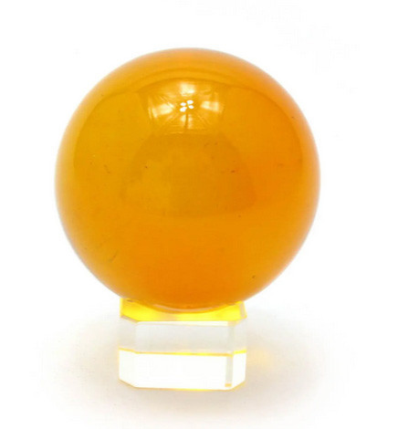 Фигурка Шар оранжевый хрустальный Киев - изображение 1