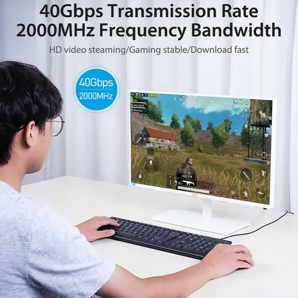 Кабель Vention Cat.8 SFTP, 3 м, черный Киев - изображение 6