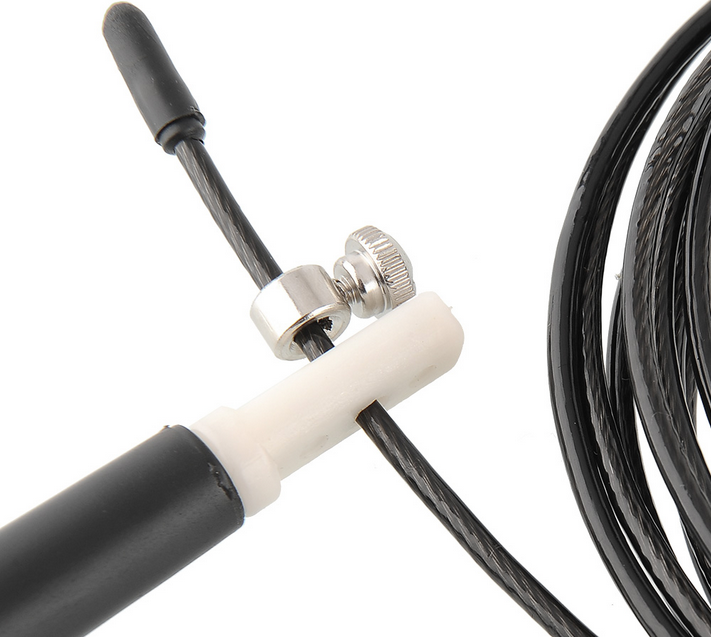 Скакалка швидкісна Power System PS-4033 Crossfit Jump Rope Black (2,8m.) Кам'янське - фото 3