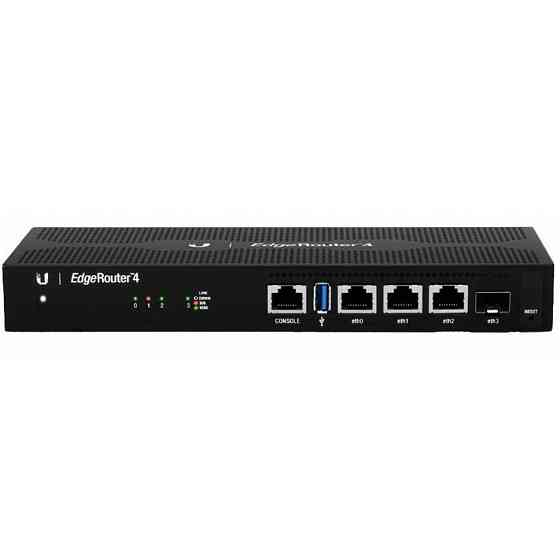 Маршрутизатор Ubiquiti EdgeRouter ER-4 (3xGE LAN, 1xSFP, 1xUSB) зовнішній адаптер живлення Харків